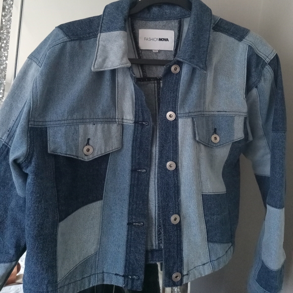 Mixed colorblock jacket - Picture 1 of 4